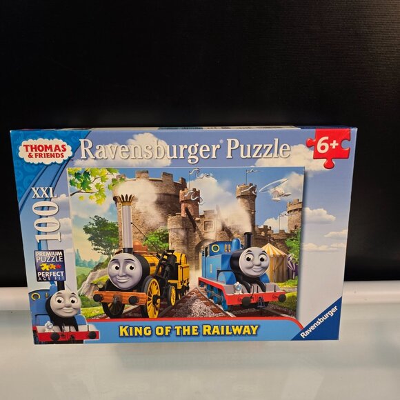Thomas & Friends Ravensburger Puzzle 100 Pc King Of The Railway Missing Pieces - Picture 8 of 11